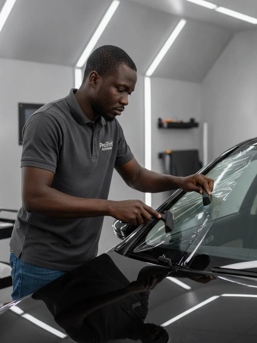 Ceramic window tint by Car Tracker Nigeria in Nigeria