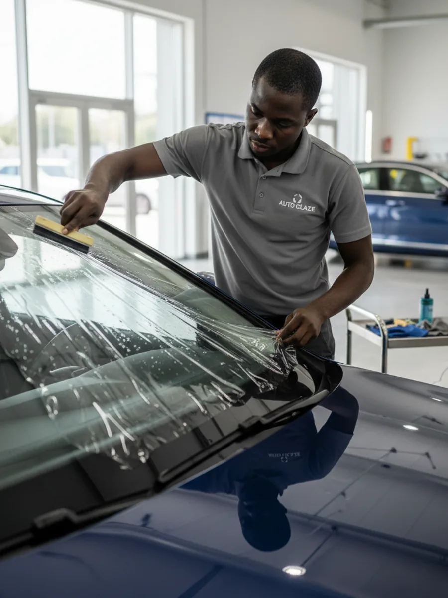 Crystalline window tint by Car Tracker Nigeria in Nigeria